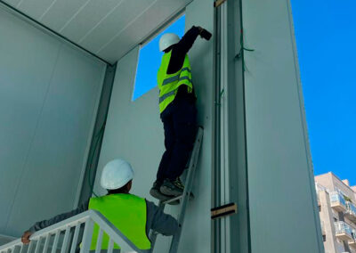 Construcción modular Colegio IES Luis García Berlanga